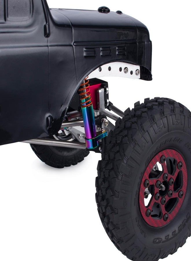 ممتص صدمات RC قطعتين مع غطاء إزاحة لسيارات الزحف 1/10 SCX10 TRX4 Capra LCG Cheater Rigs VS4-10 90046 D90 (95 مم قطعتين) - Image 3